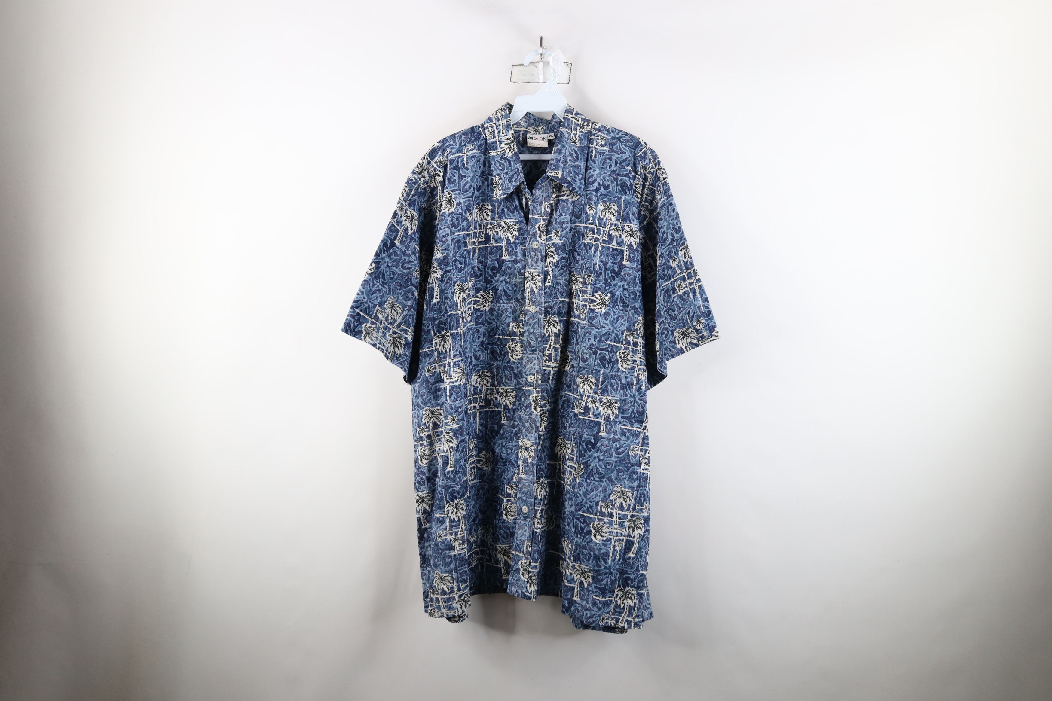 Vintage Vintage 90s Streetwear Tree Luau Hawaiian Button Shirt USA Size US XXL / EU 58 / 5 - 1 Thumbnail