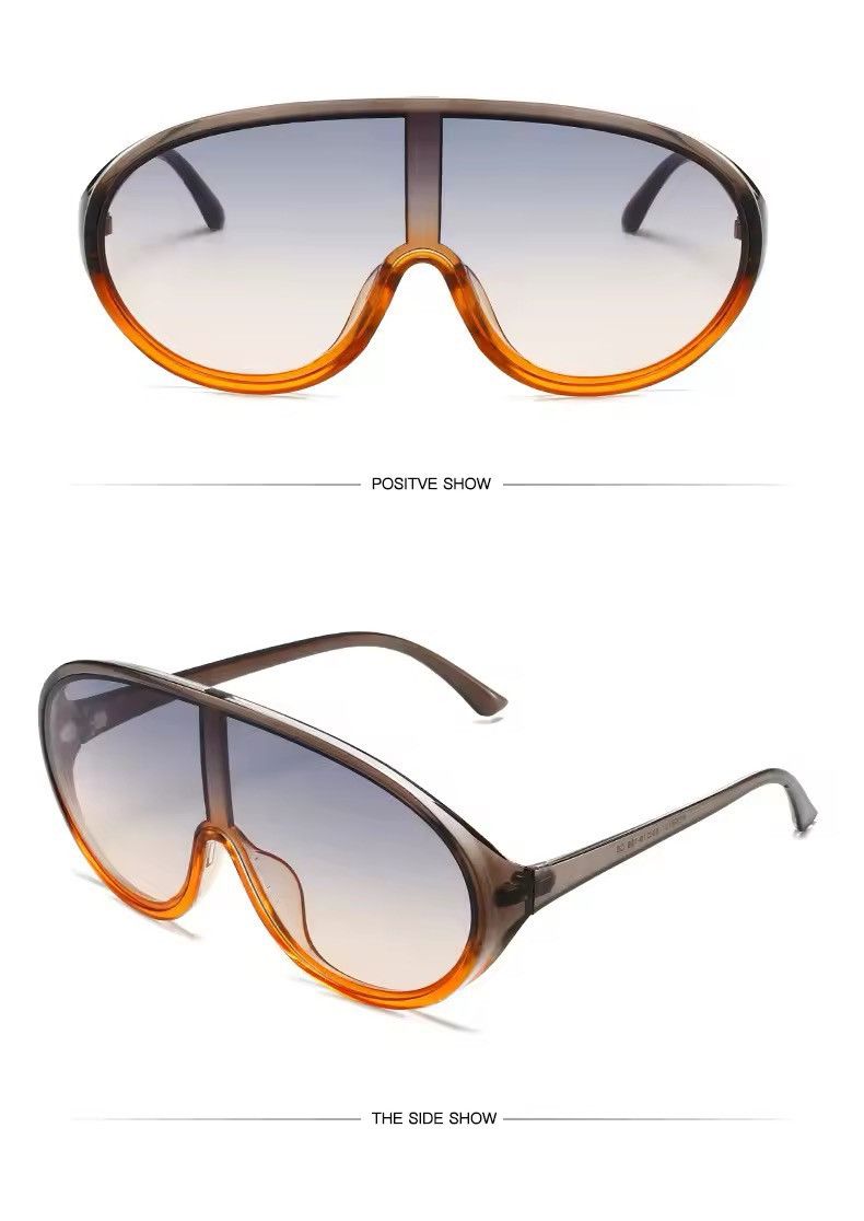 Electric Visual Oversize One Piece Sunglasses Size ONE SIZE - 2 Thumbnail