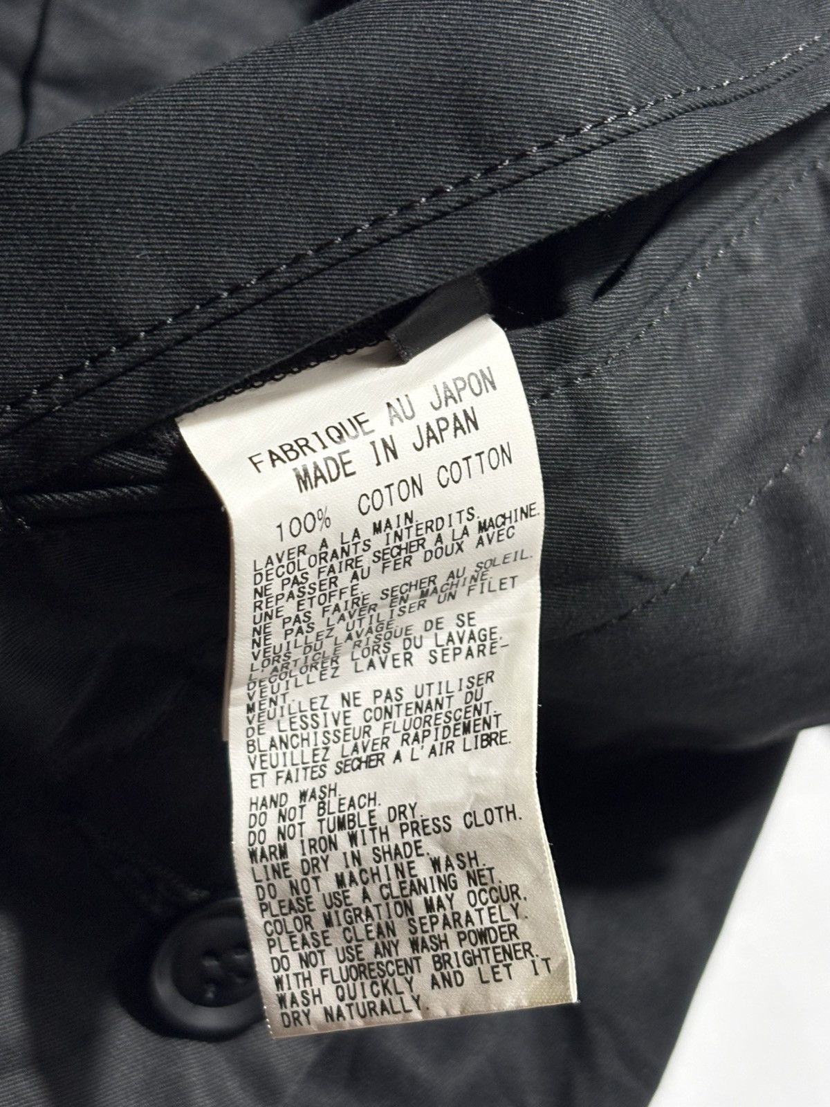 Y's Y’s YOHJI YAMAMOTO ZIP-FRONT POCKET BLACK JUMPSUIT Size 27" / US 4 / IT 40 - 8 Thumbnail