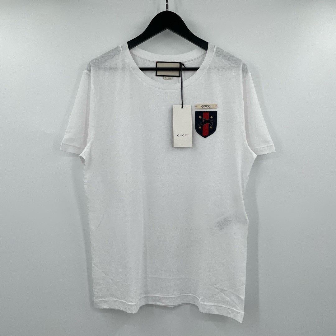 Gucci Gucci chest shield badge logo short sleeve Nextarrow-2412 Size US M / EU 48-50 / 2 - 1 Thumbnail