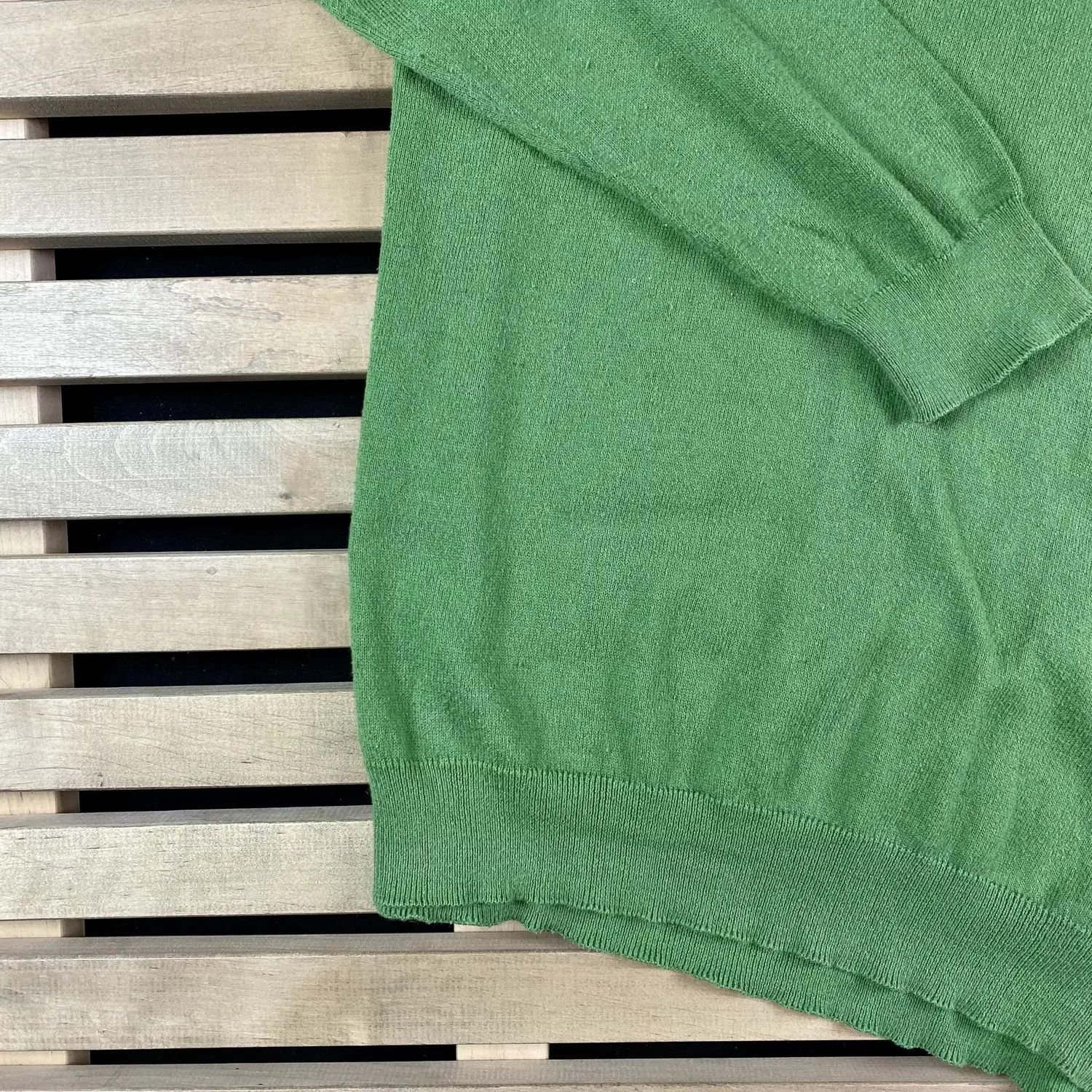 Barbour Mens Jumper Barbour V Neck Size L Green Size US L / EU 52-54 / 3 - 3 Thumbnail