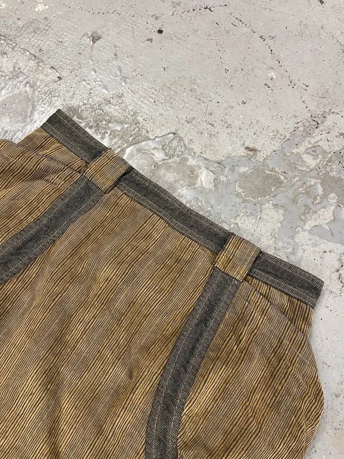 Just Cavalli AW2004 Cavalli Brown Velvet Cargo Skirt Size 28" / US 6 / IT 42 - 9 Thumbnail