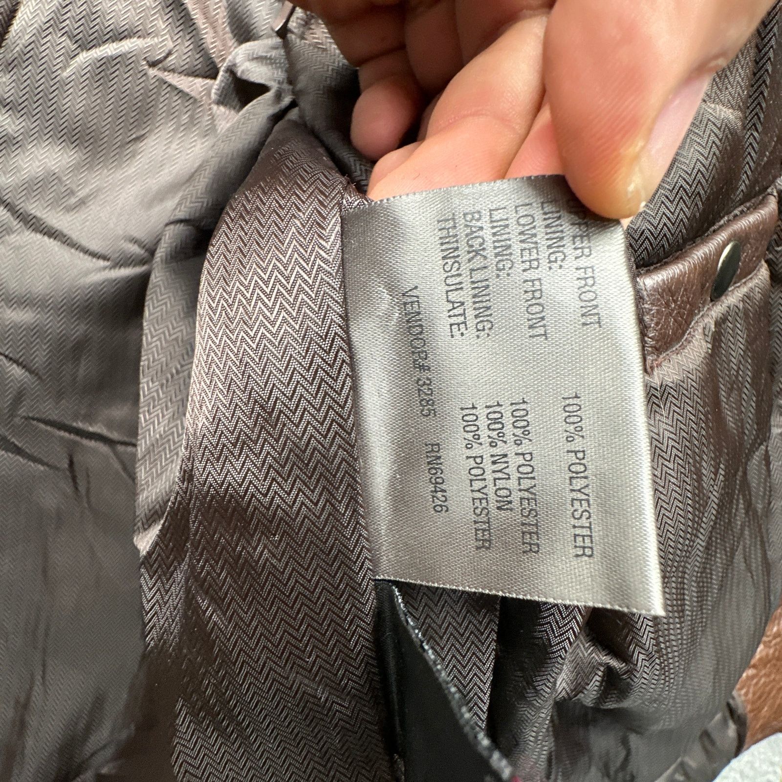 Wilsons Leather Wilsons Leather Thinsulate Coat Men XL Brown Removable Liner Size US XL / EU 56 / 4 - 12 Thumbnail