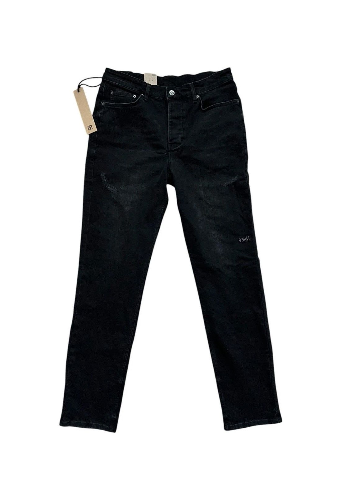 Ksubi Ksubi Jeans Mens Chitch Slim Boneyard Black Size 33/32 Size US 33 - 1 Thumbnail