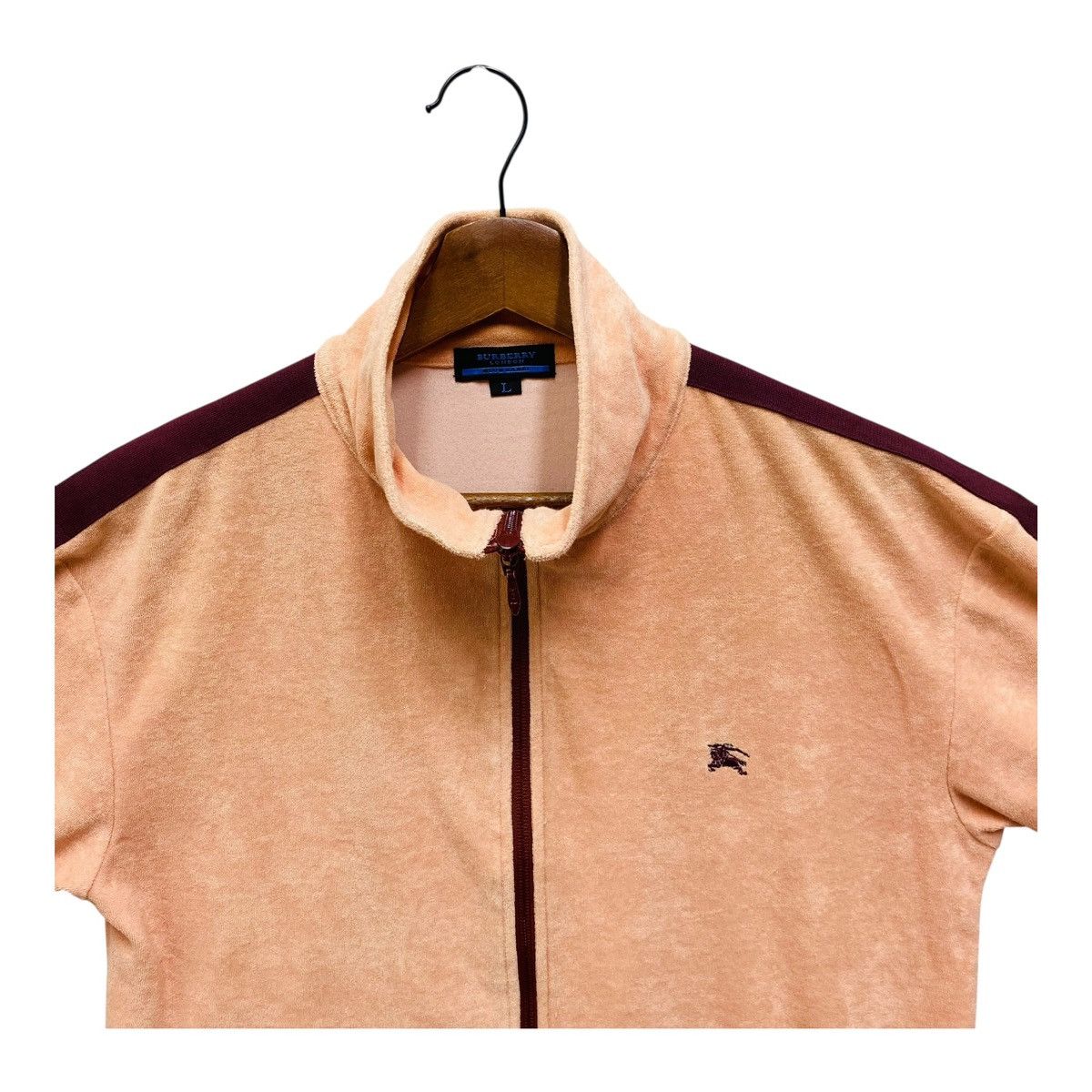 Burberry Vintage Burberry Blue Label Terry Track Jacket Size L / US 10 / IT 46 - 3 Thumbnail