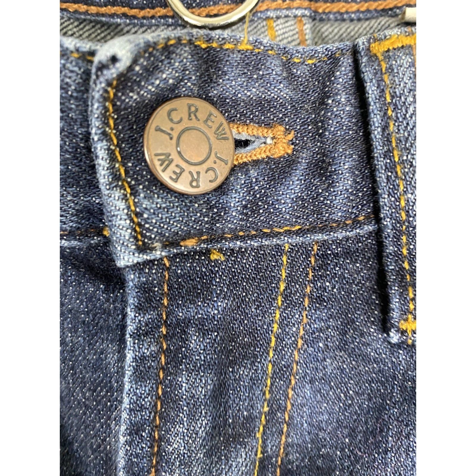 J.Crew J.CREW Jeans Womens Skinny Straight 26 Dark Wash Denim Stretch Rise Mid Inseam 26 Blue Cotton Blend 70934 Size 26" / US 2 / IT 38 - 2 Thumbnail