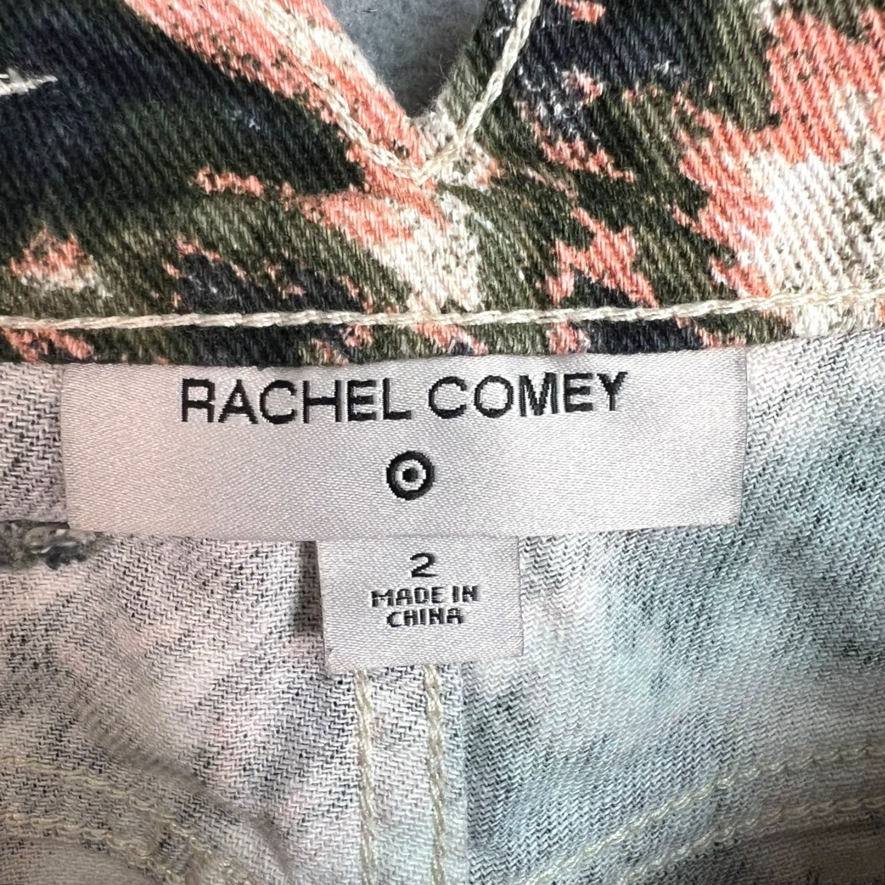 Rachel Comey VINTAGE Rachel Comey Target Leopard Print High-Waisted Straight-Leg Pants Womens Size 2 Size 26" / US 2 / IT 38 - 3 Thumbnail