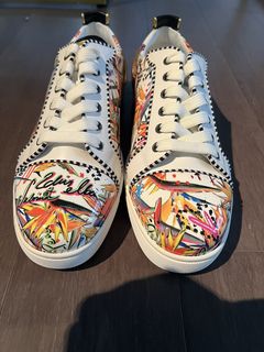 Louboutin sales graffiti shoes