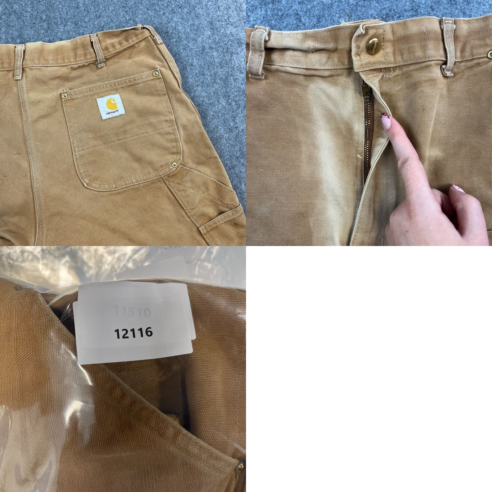 Carhartt Vintage Carhartt Mens Jeans Relaxed Baggy Carpenter 34 32 Double Knee Canvas USA Jeans Mens 34 Size US 34 / EU 50 - 8 Thumbnail