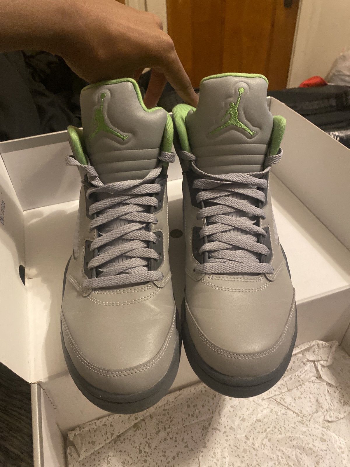 Jordan Brand × Nike AIR JORDAN 5 RETRO “GREEN BEAN” Size US 9 / EU 42 - 6 Thumbnail
