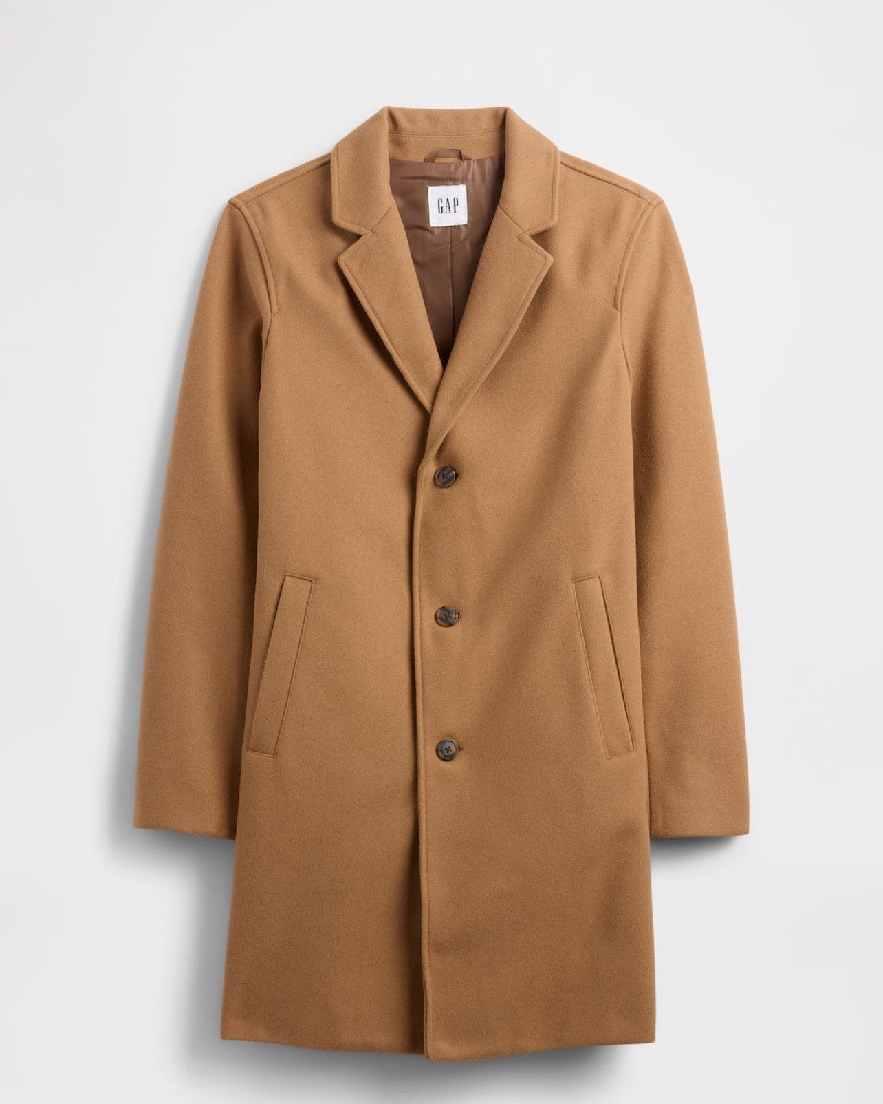Gap *New* Gap Relaxed Topcoat / Camel Beige Size US XL / EU 56 / 4 - 1 Thumbnail