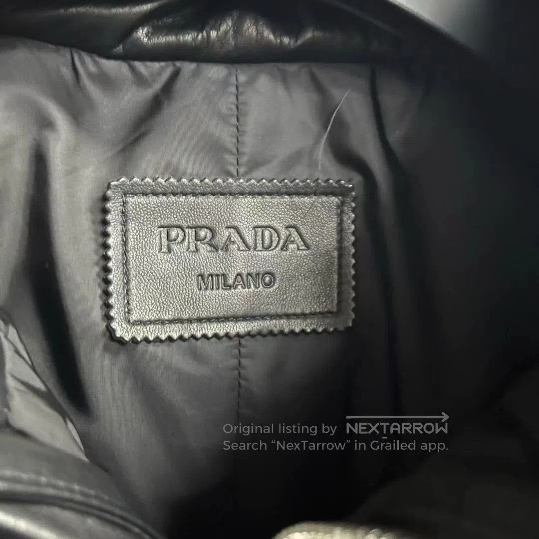 Prada prada black zip-up puffer jacket size 50. Size US M / EU 48-50 / 2 - 3 Thumbnail