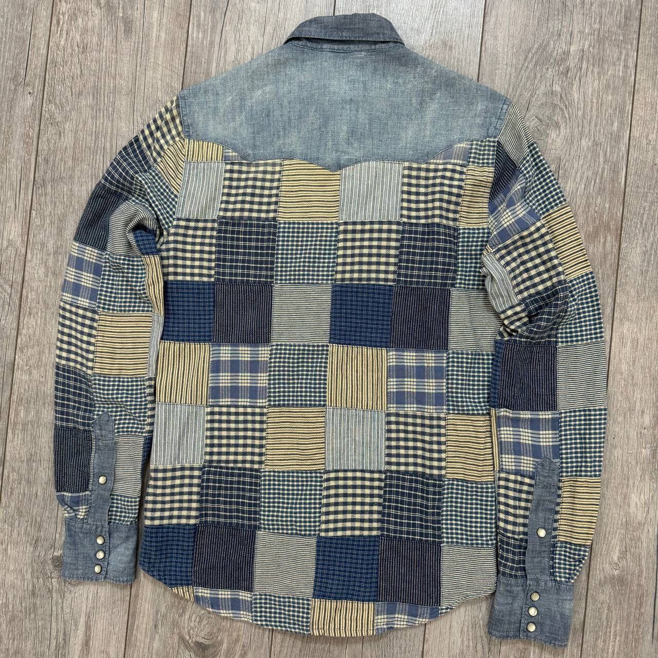 Denim & Supply Ralph Lauren × Polo Ralph Lauren Denim & Supply Ralph Lauren Patchwork Shirt Size US XS / EU 42 / 0 - 5 Thumbnail