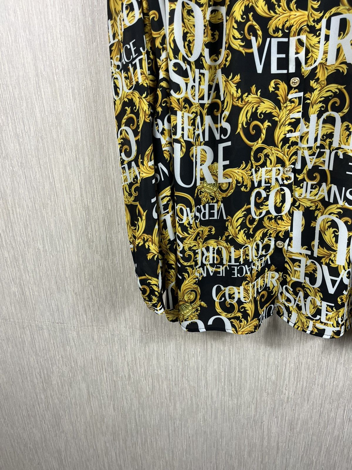 Versace × Versace Jeans Couture Versace Jeans Couture full print shirt gold details monogram Size US L / EU 52-54 / 3 - 7 Thumbnail