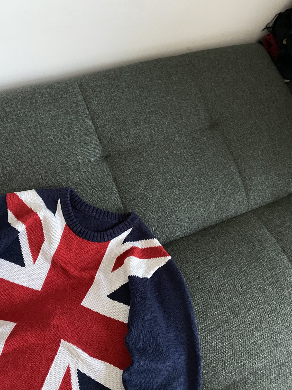 Hysteric Glamour Vintage UK Flag Sweater Big Logo United Kingdom Japanese Y2K Size US L / EU 52-54 / 3 - 4 Thumbnail