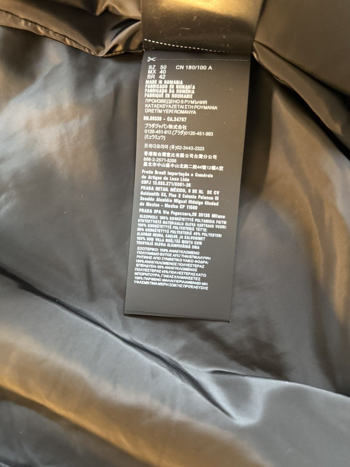 Prada Prada Nylon Bomber Size 50 Size US L / EU 52-54 / 3 - 8 Thumbnail
