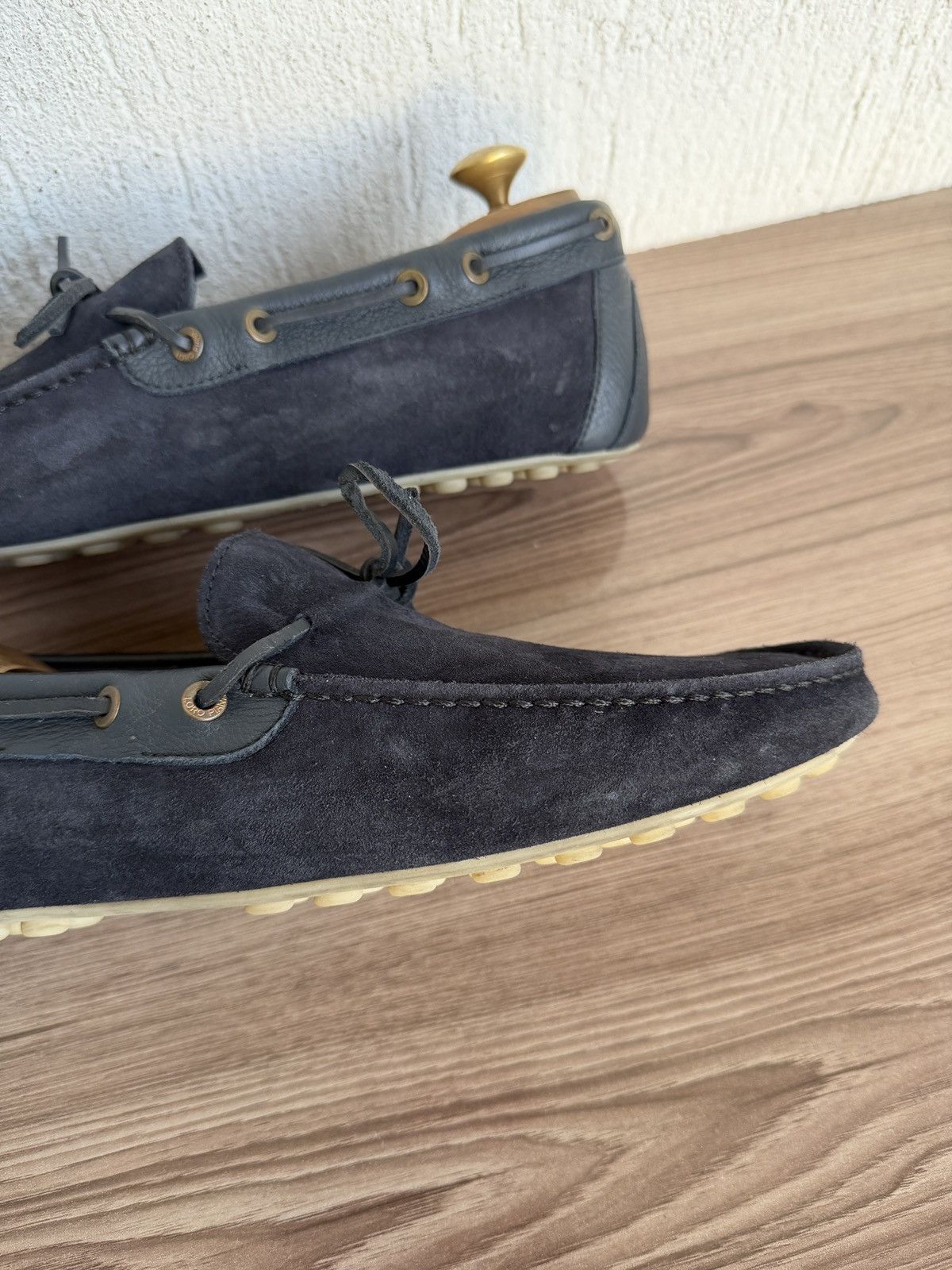 Loro Piana Suede Dot sole walk loafers Size US 9 / EU 42 - 15 Thumbnail