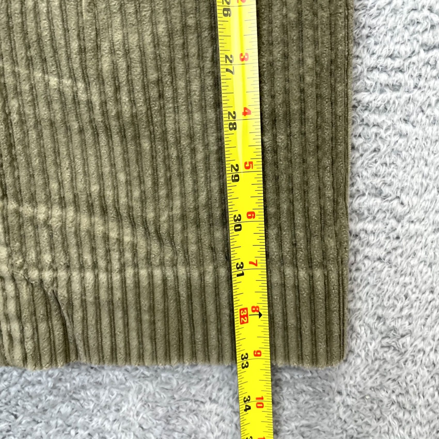 J.Crew J.CREW Womens Green Capri Pants 2P Straight Leg Cotton Stretch Corduroy Size 28" / US 6 / IT 42 - 7 Thumbnail