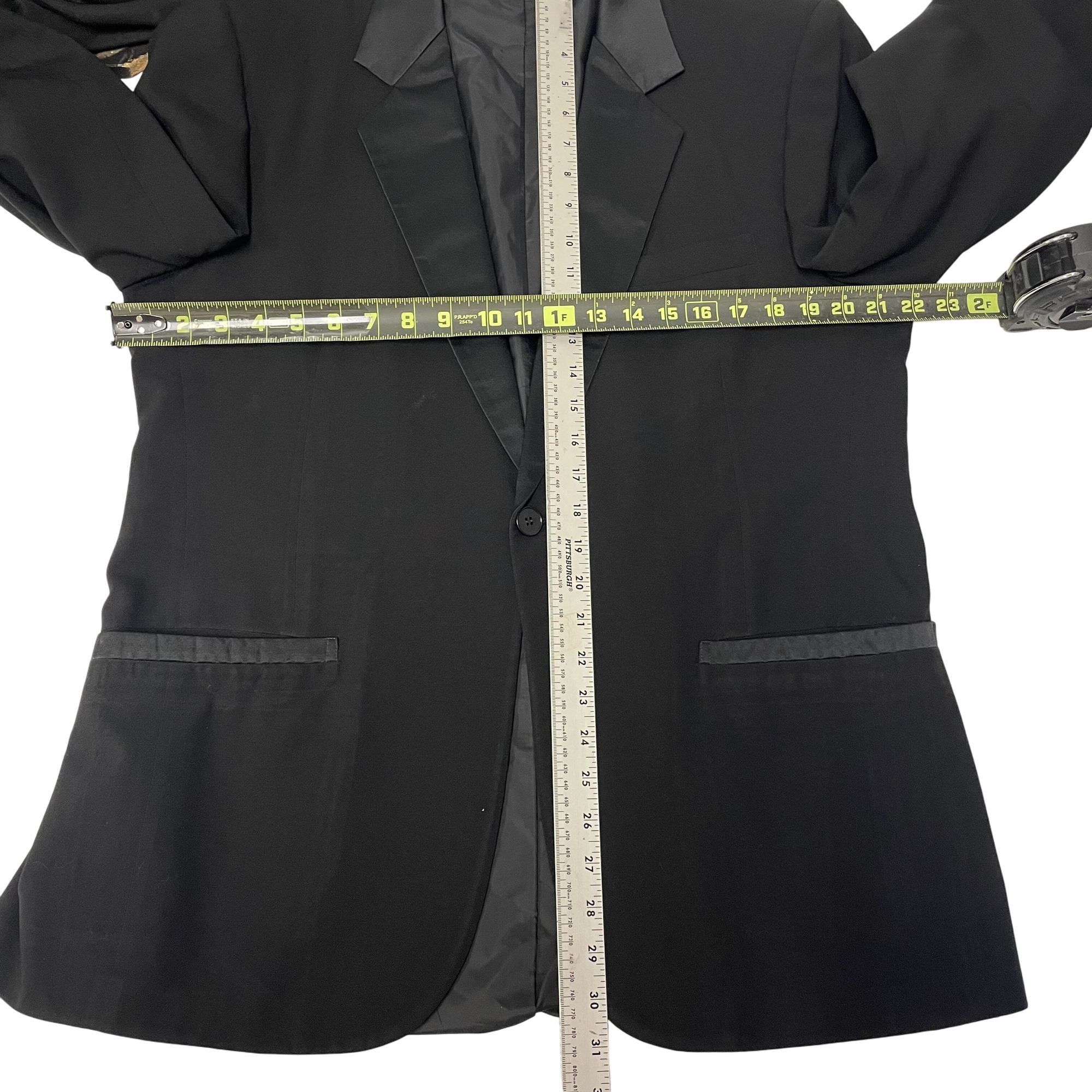 Pierre Cardin Vtg Pierre Cardin Paris Tuxedo FORMAL Satin Lapel Blazer Size 42R - 8 Thumbnail