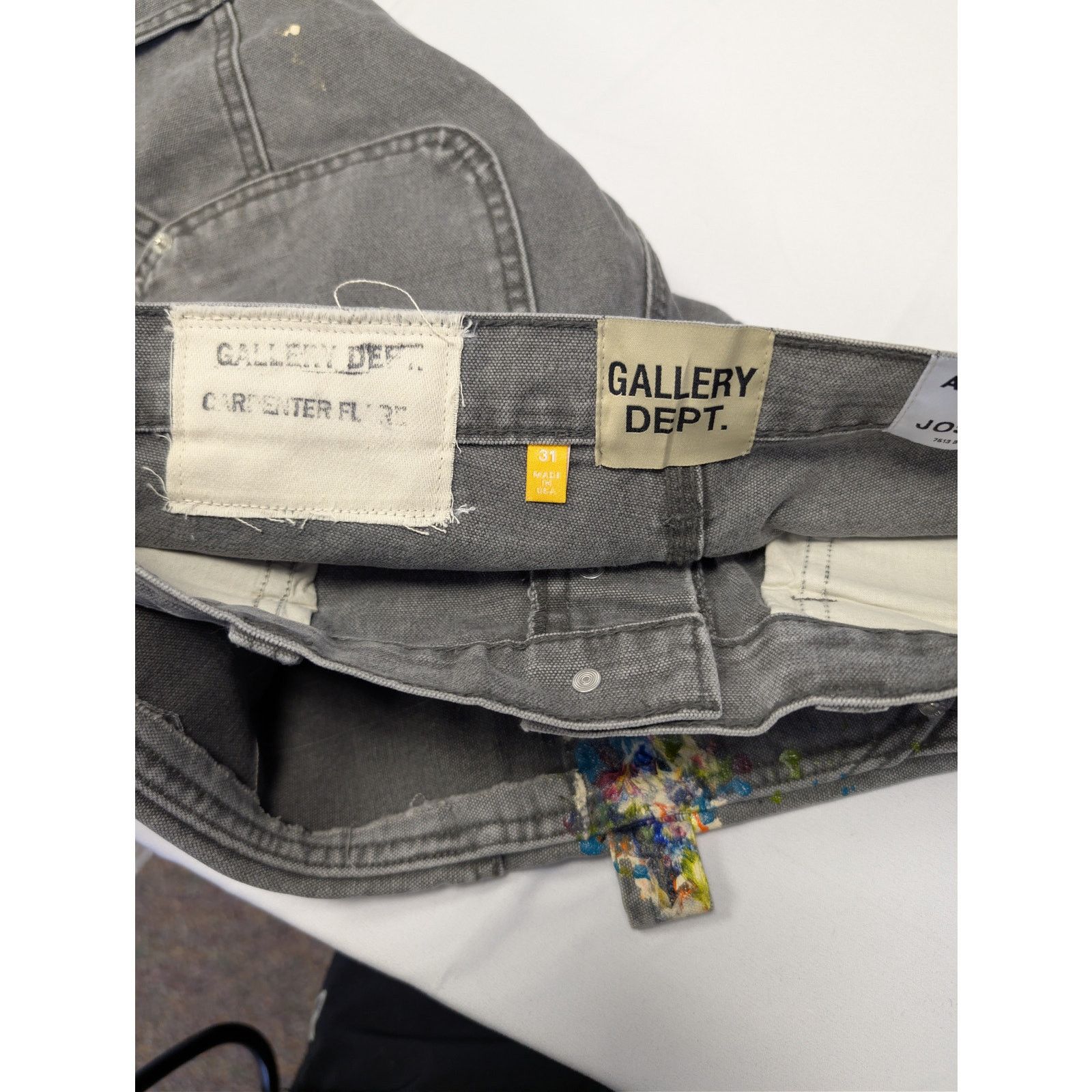 Gallery Dept. o1rshd1 LA Flare Carpenter Jeans in Charcoal Size US 31 - 17 Thumbnail