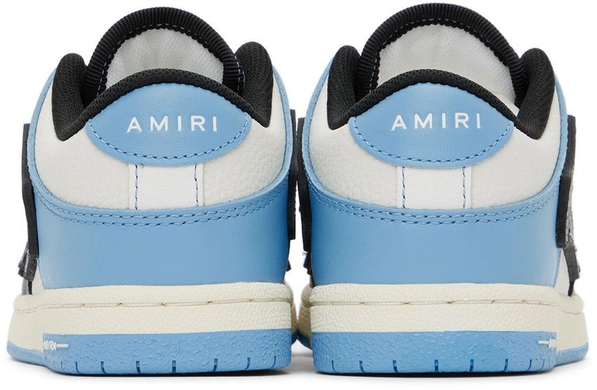 Amiri oc11z0325 KIDS Skelton Low-Top Sneakers in Multicolor Size US 5 / EU 37 - 2 Thumbnail