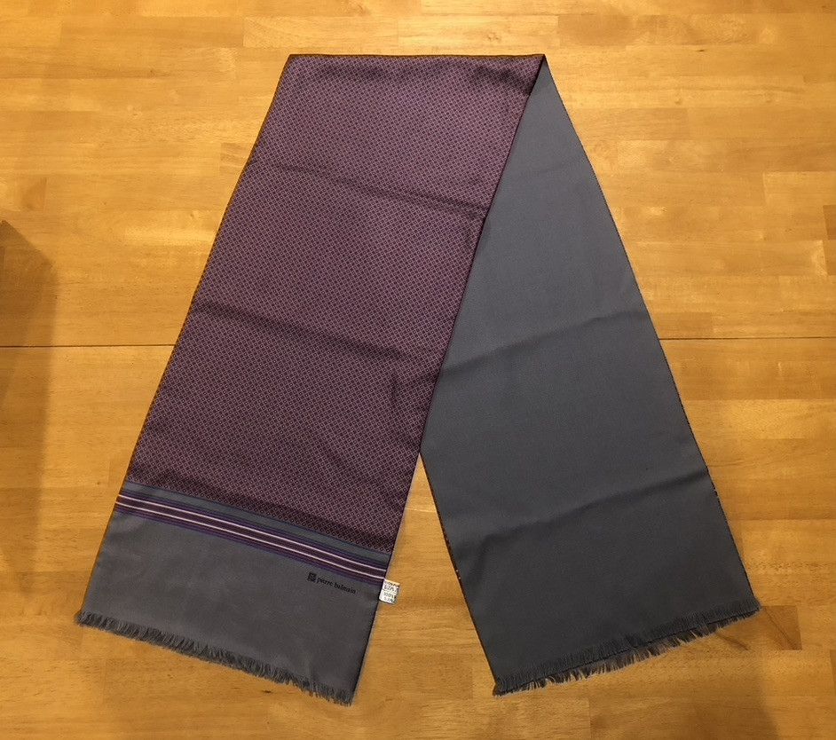 Pierre Balmain Vintage Geometric Pattern Scarf Size ONE SIZE - 1 Thumbnail