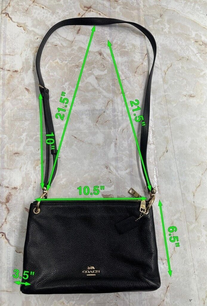 Coach Coach Black Leather Bag A2080-F6645 Size ONE SIZE - 2 Thumbnail
