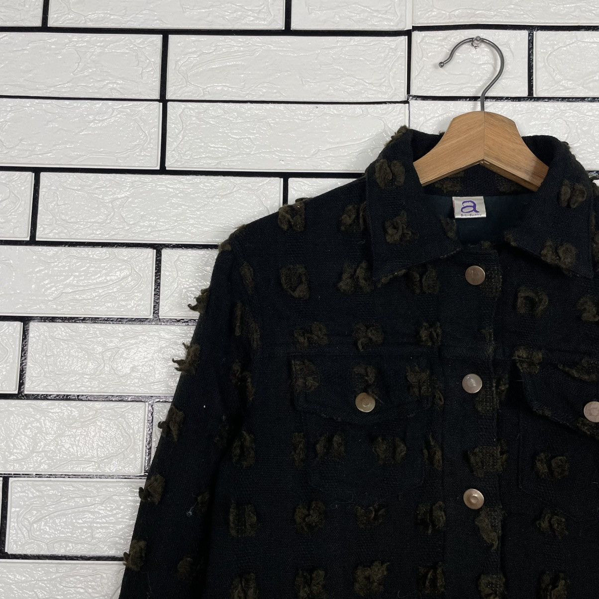 Japanese Brand Arti Balafon Textured Design Women Jacket Size M / US 6-8 / IT 42-44 - 6 Thumbnail