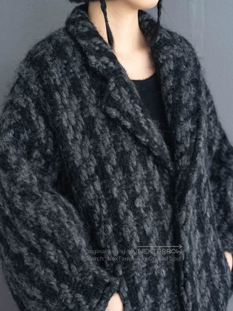 Comme des Garcons Comme Des Garcons size one-size-fits-all Gray-black wool c Size S / US 4 / IT 40 - 6 Thumbnail
