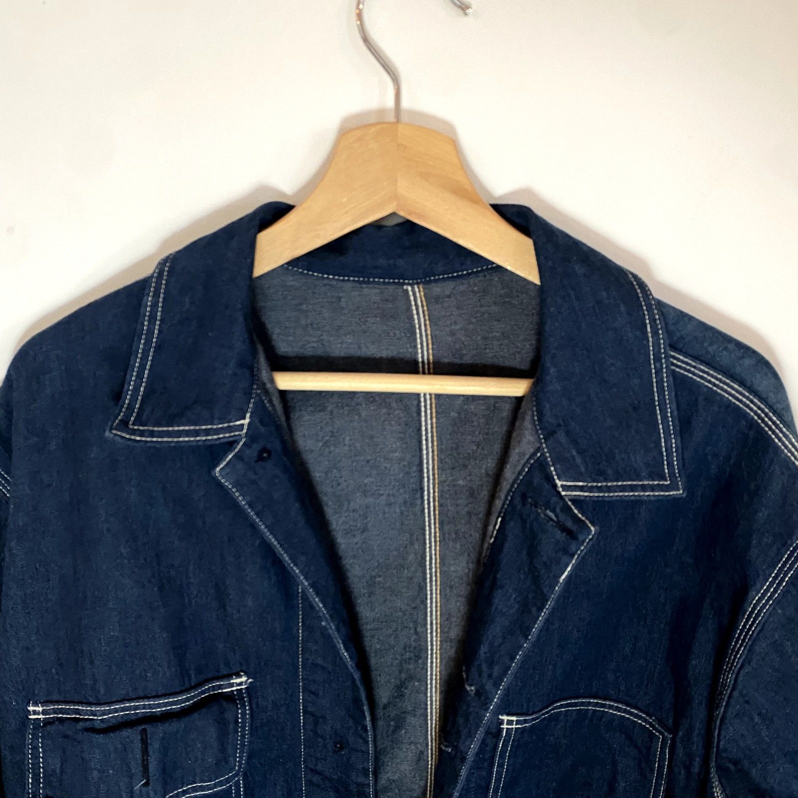 RRL Ralph Lauren RRL Double RL Denim Engineer Chore Jacket Sample Size US L / EU 52-54 / 3 - 2 Thumbnail