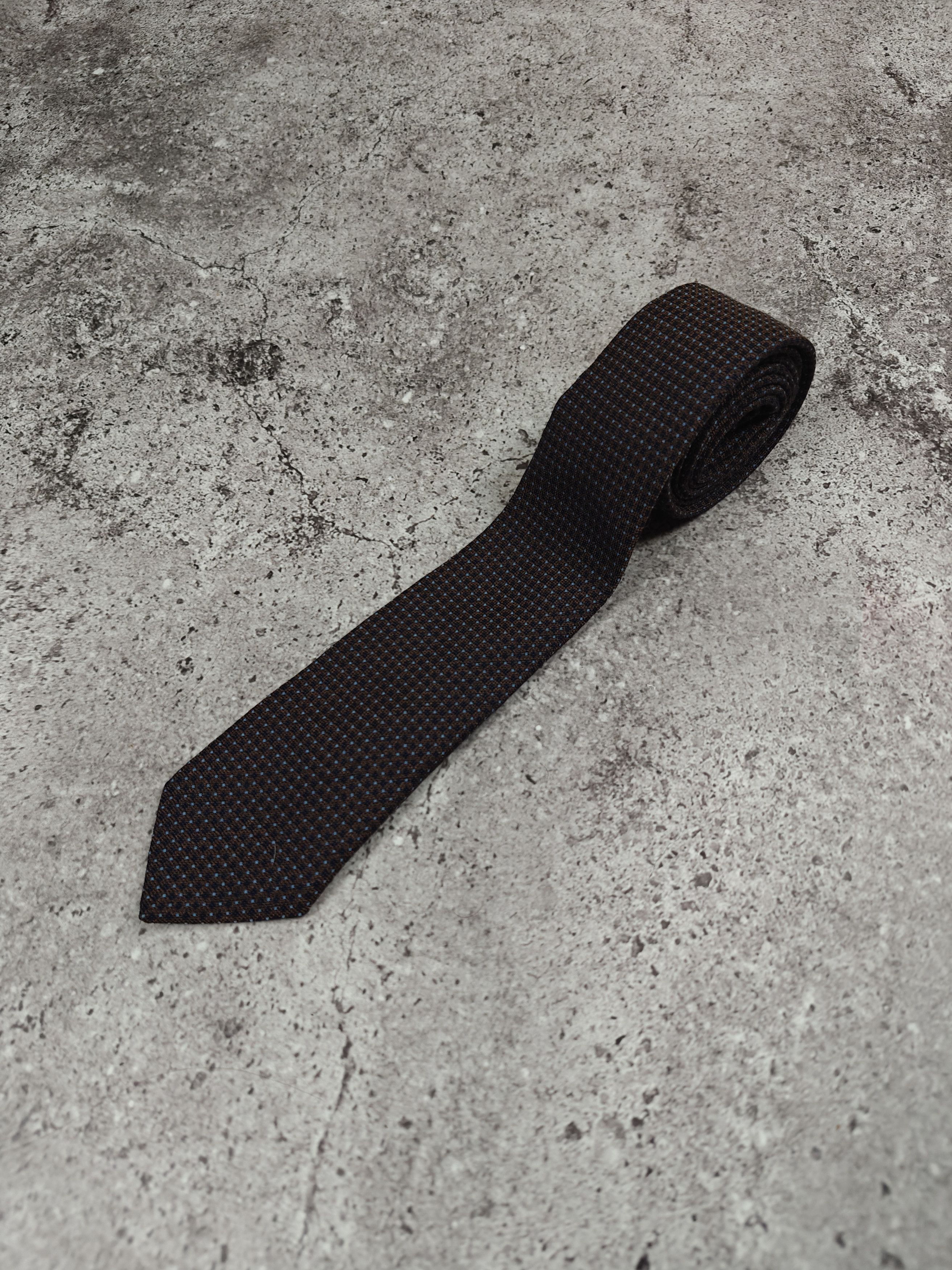 L.B.M. 1911 L.B.M. 1911 Tie Wool/Silk Brown Italy Size ONE SIZE - 2 Thumbnail
