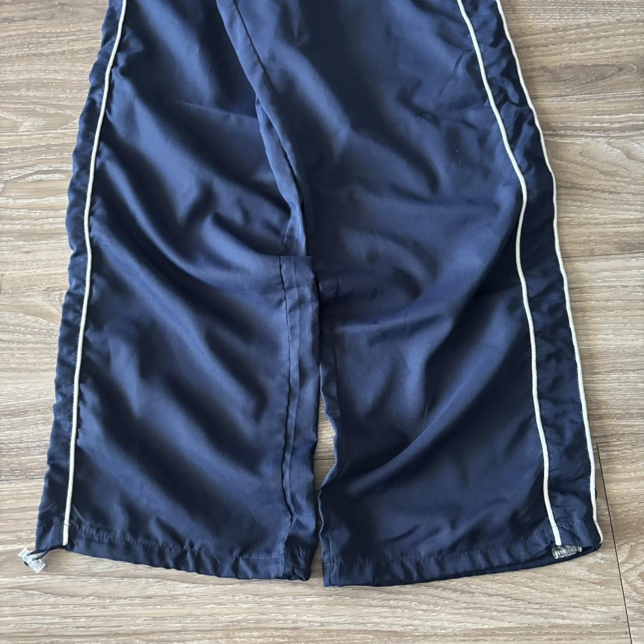 Vintage Crazy Vintage Y2K/2000s Navy Blue White Striped Streetwear Track Pants! Fits XS Size US 28 / EU 44 - 5 Thumbnail