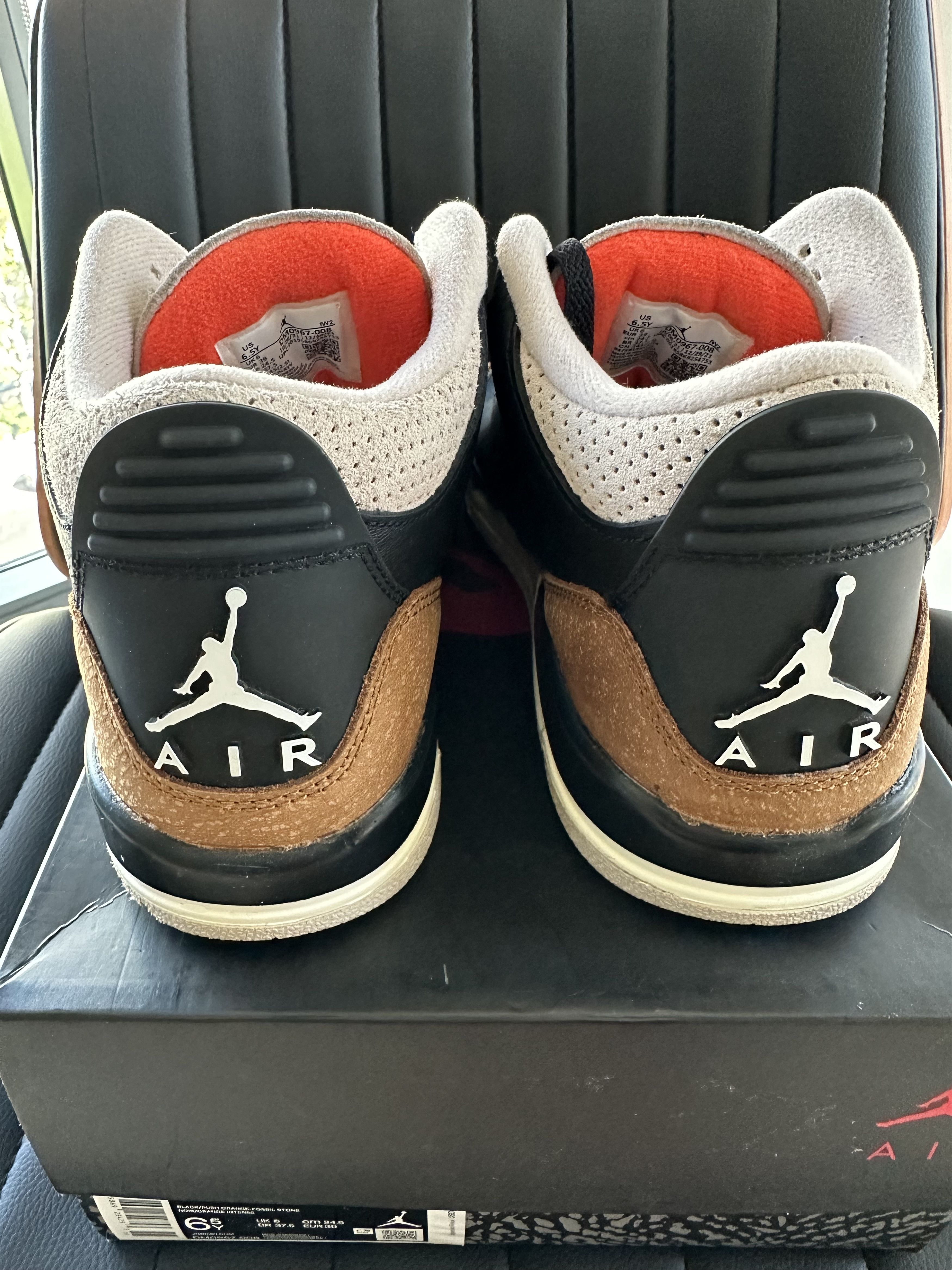 Jordan Brand × Nike PREOWNED AIR JORDAN 3 RETRO HIGH OG "DESERT ELEPHANT" Size US 8 / IT 38 - 2 Thumbnail