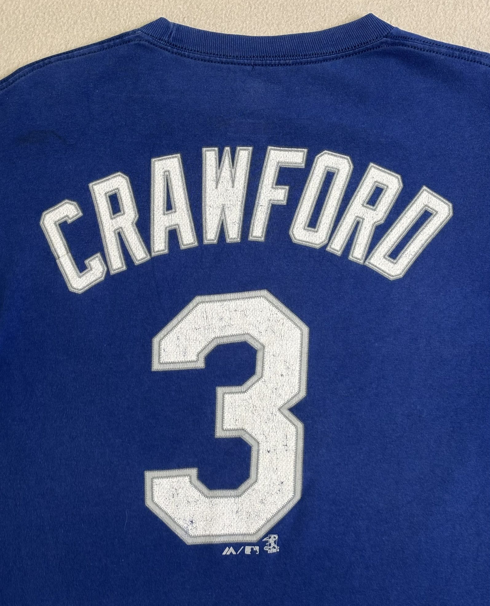 Majestic Los Angeles Dodgers Crawford #3 Majestic MLB T-Shirt Size. M Size US M / EU 48-50 / 2 - 9 Thumbnail
