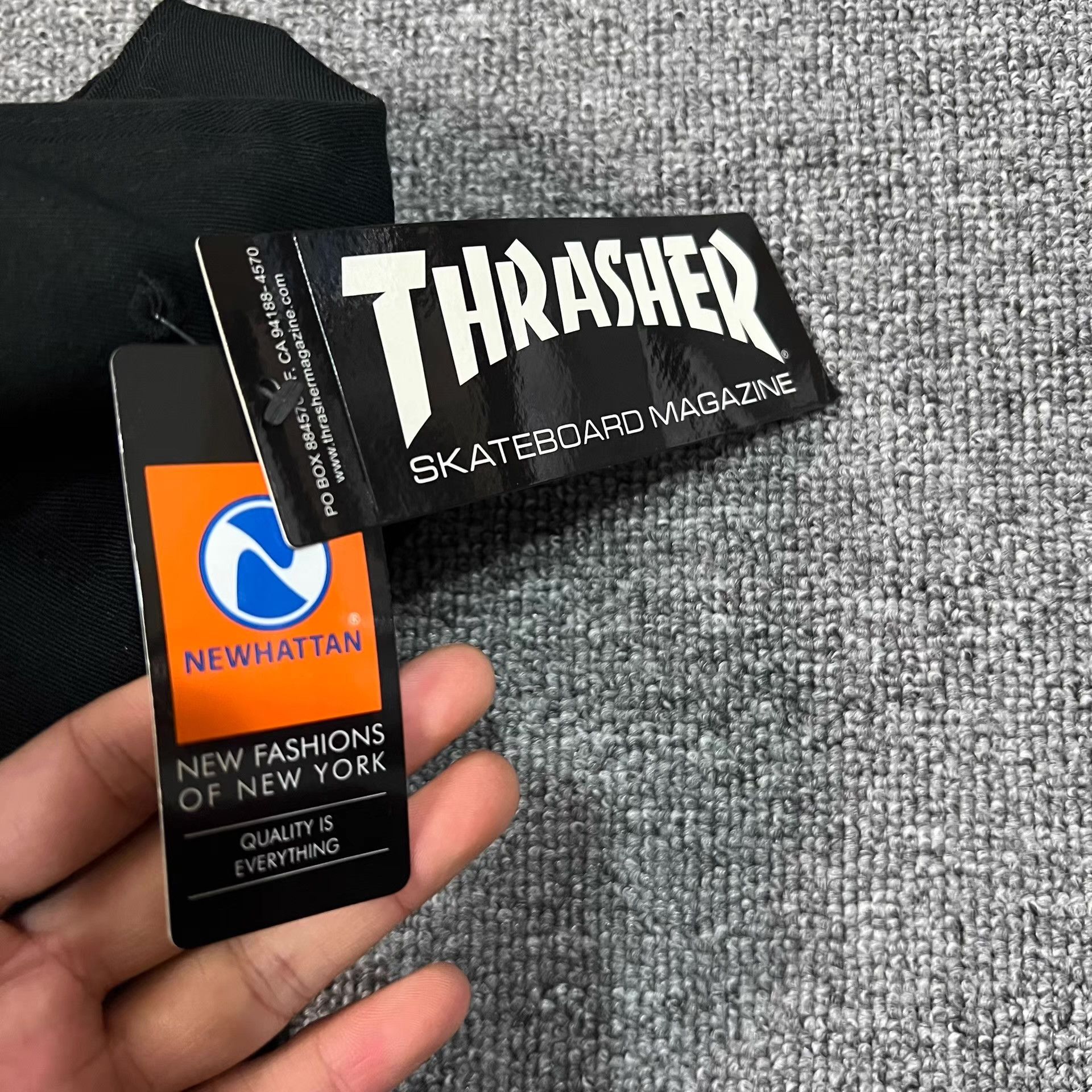 Thrasher Thrasher x Newhattan Japanese Cap. Q7 Size ONE SIZE - 5 Thumbnail