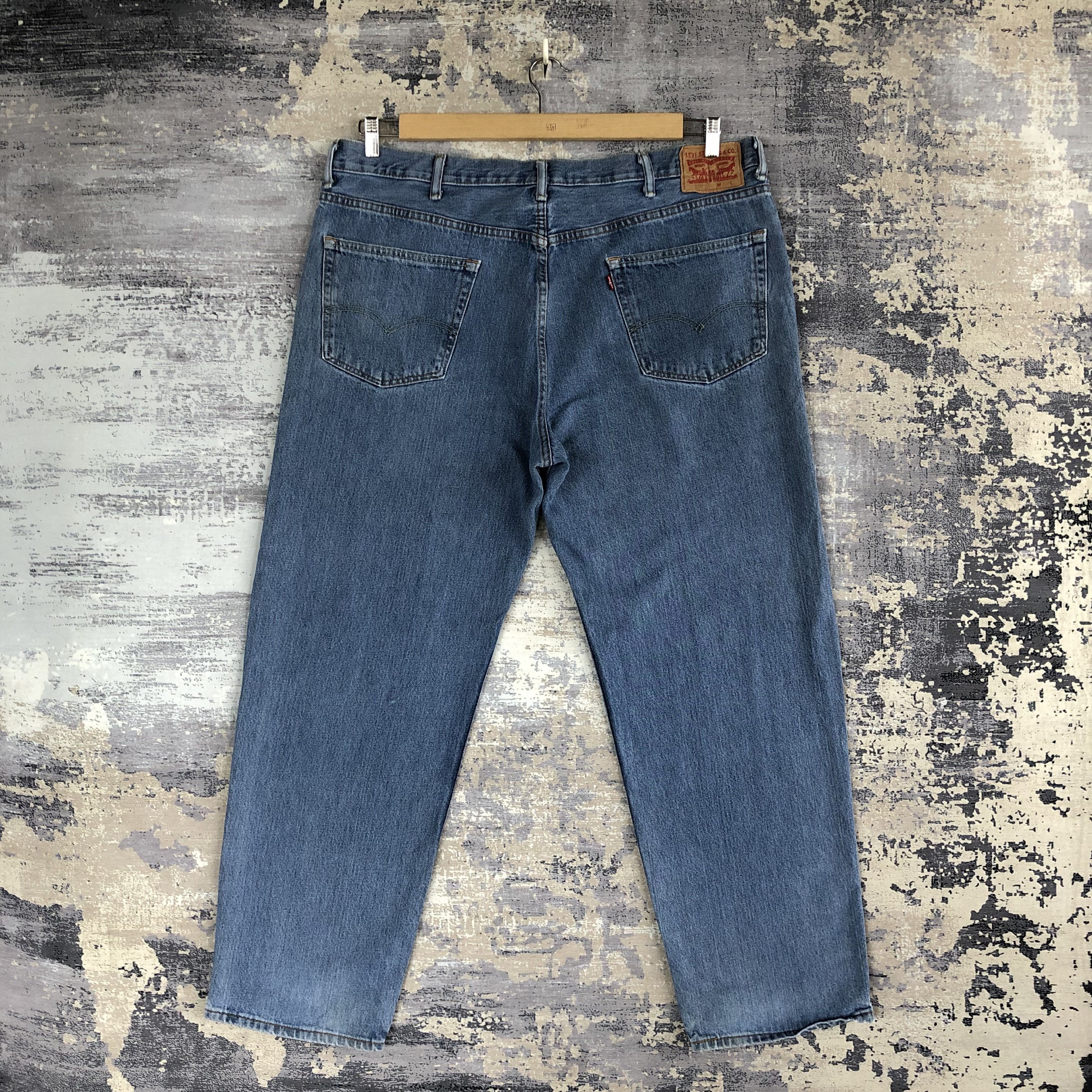 Levi's Vintage Levis 505 Faded Washed Jeans Levi's Denim Size US 42 / EU 58 - 2 Thumbnail