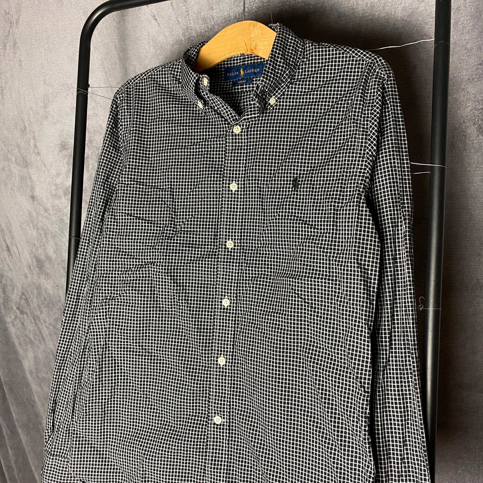 Designer × Polo Ralph Lauren × Ralph Lauren Polo Ralph Lauren checked shirt longsleeve mini logo pony Size US M / EU 48-50 / 2 - 3 Thumbnail