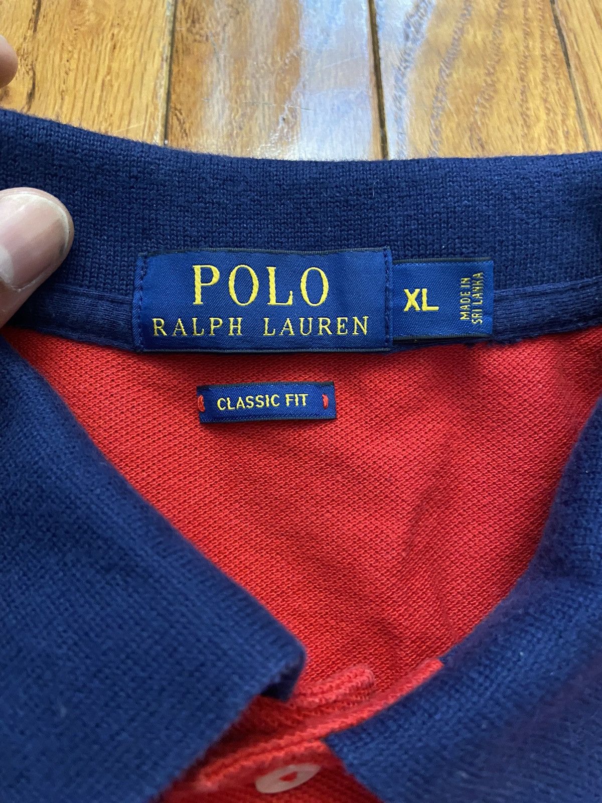 Polo Ralph Lauren × Ralph Lauren Polo Ralph Lauren Custom Classic Fit Polo w/ Badge Size US XL / EU 56 / 4 - 3 Thumbnail