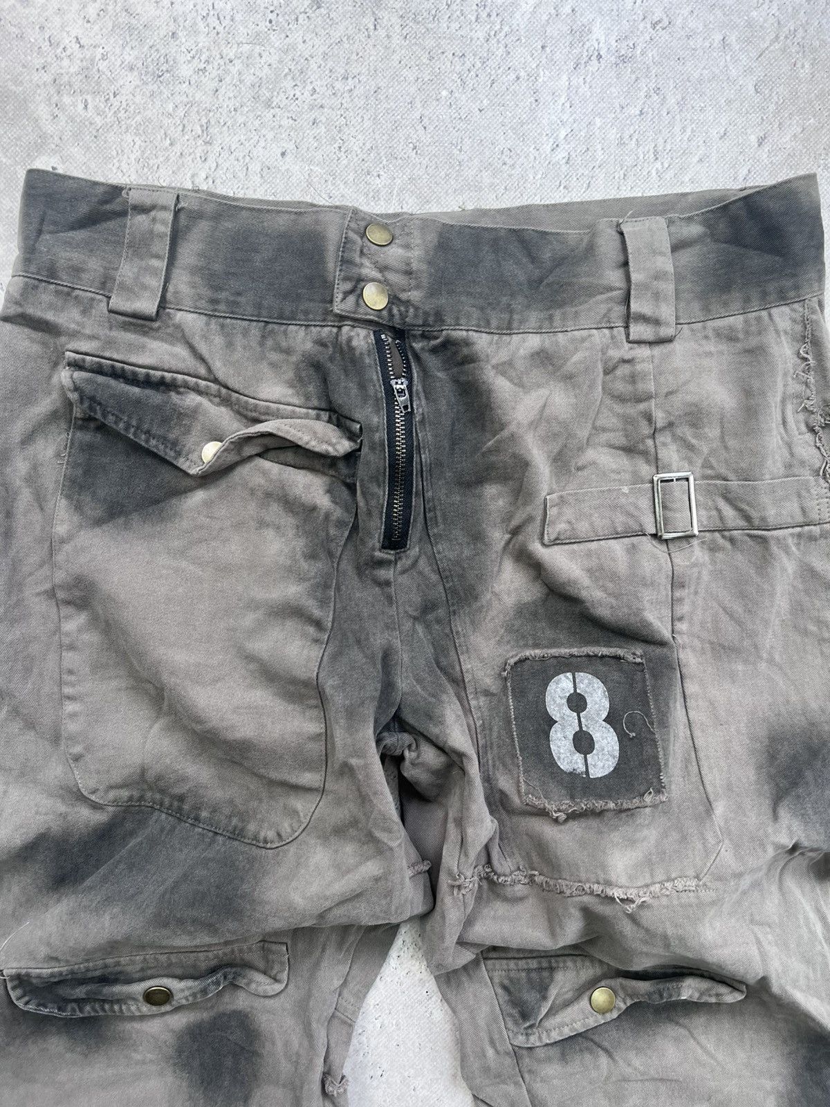 If Six Was Nine × Japanese Brand × Le Grande Bleu (L.G.B.) Y2k affliction graphic angel wing type jeans CARGO Size US 33 - 6 Thumbnail