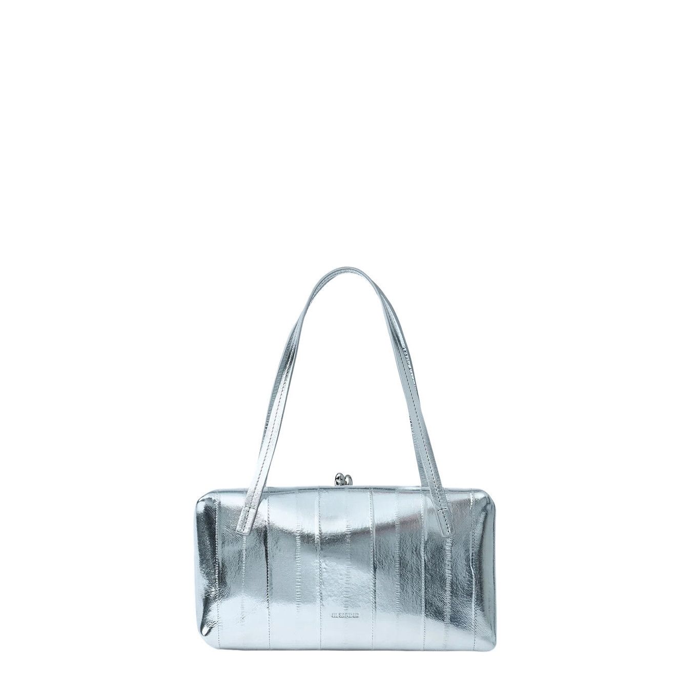 Jil Sander JIL SANDER Goji Small Silver Leather Shoulder Bag New & Auth Size ONE SIZE - 1 Thumbnail
