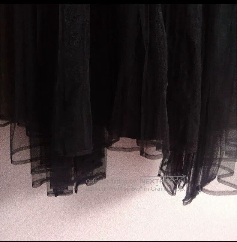 Comme des Garcons Comme Des Garcons size S Pinched gauze skirt Size 23" - 4 Thumbnail
