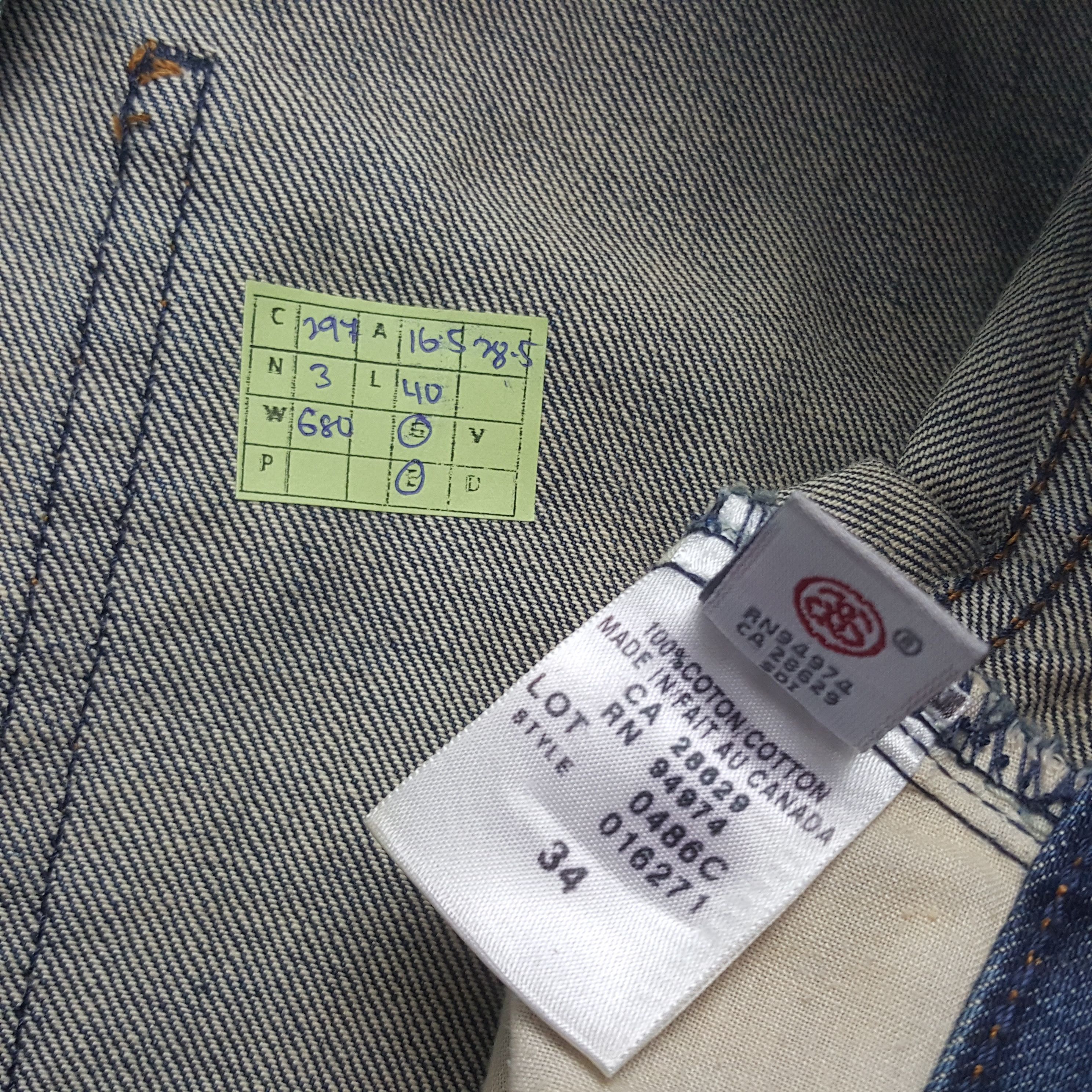 Stussy Vintage Stussy American Streetwear Denim Jeans C297N3 Size US 33 - 8 Thumbnail