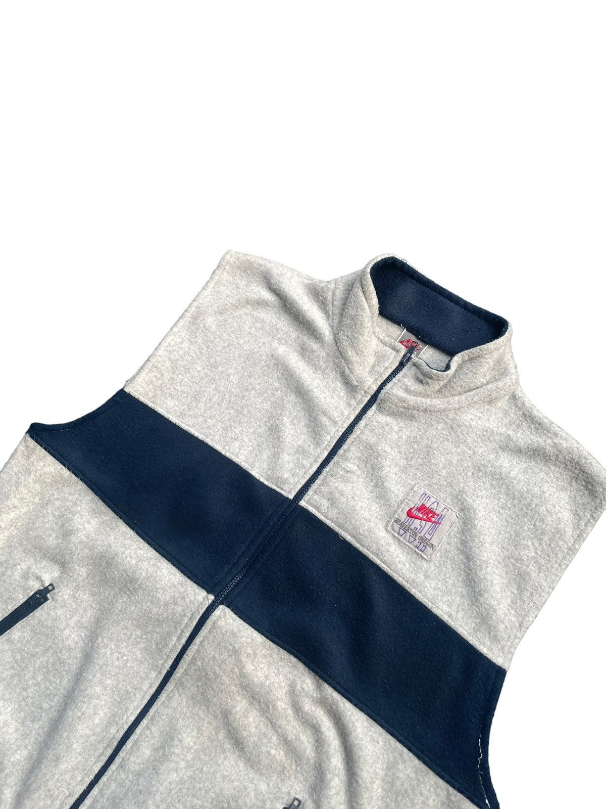 Nike × Vintage Vintage Nike Fleece Vest Size US XL / EU 56 / 4 - 2 Thumbnail