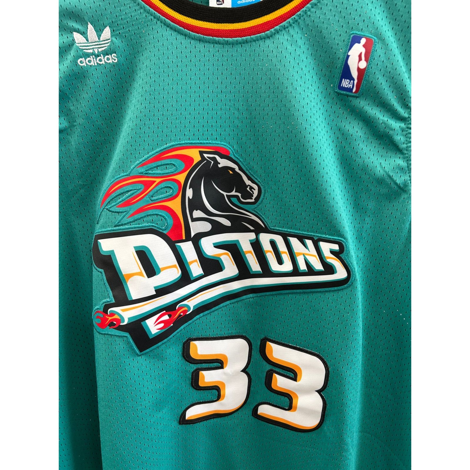 Adidas Adidas Hardwood Classics Detroit Pistons Hill #33 Jersey XL Size US XL / EU 56 / 4 - 7 Thumbnail