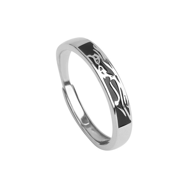 Jewelry Dark Jewelry Rings Open Size Chrome Ring (Size 7-13) Size ONE SIZE - 6 Thumbnail