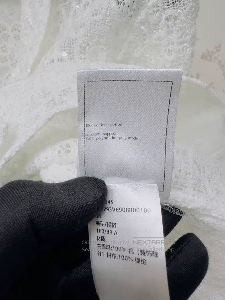 Chanel Chanel 24 spring and summer beautiful white sequin camelia Size XS / US 0-2 / IT 36-38 - 5 Thumbnail