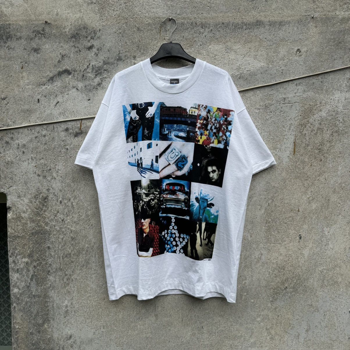 Band Tees 1991 U2 Vintage Band Tee Single Stitch 90s Rock Tour Irish Size US XL / EU 56 / 4 - 12 Thumbnail