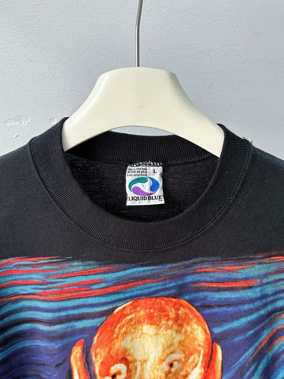 Liquid Blue 1996 Edvard Munch The Scream Size US L / EU 52-54 / 3 - 3 Thumbnail