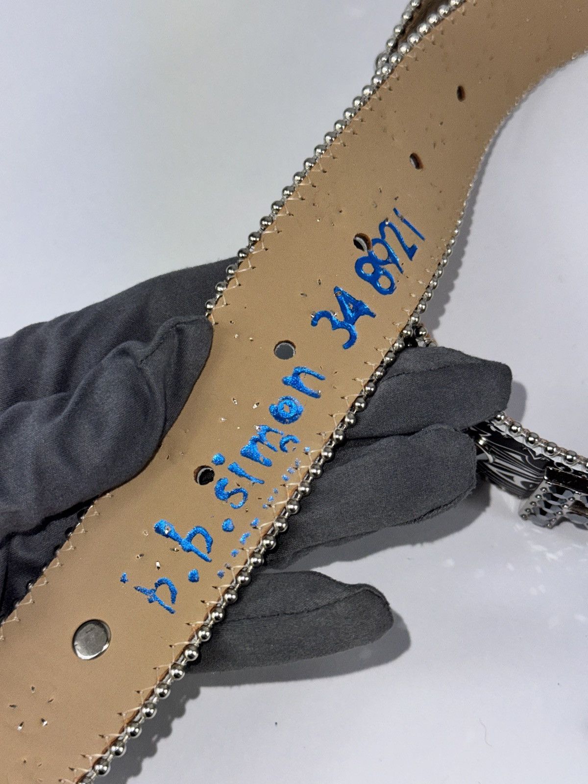 Supreme SUPREME X B.B. SIMON STUDDED CRYSTAL BELT Size ONE SIZE - 7 Thumbnail