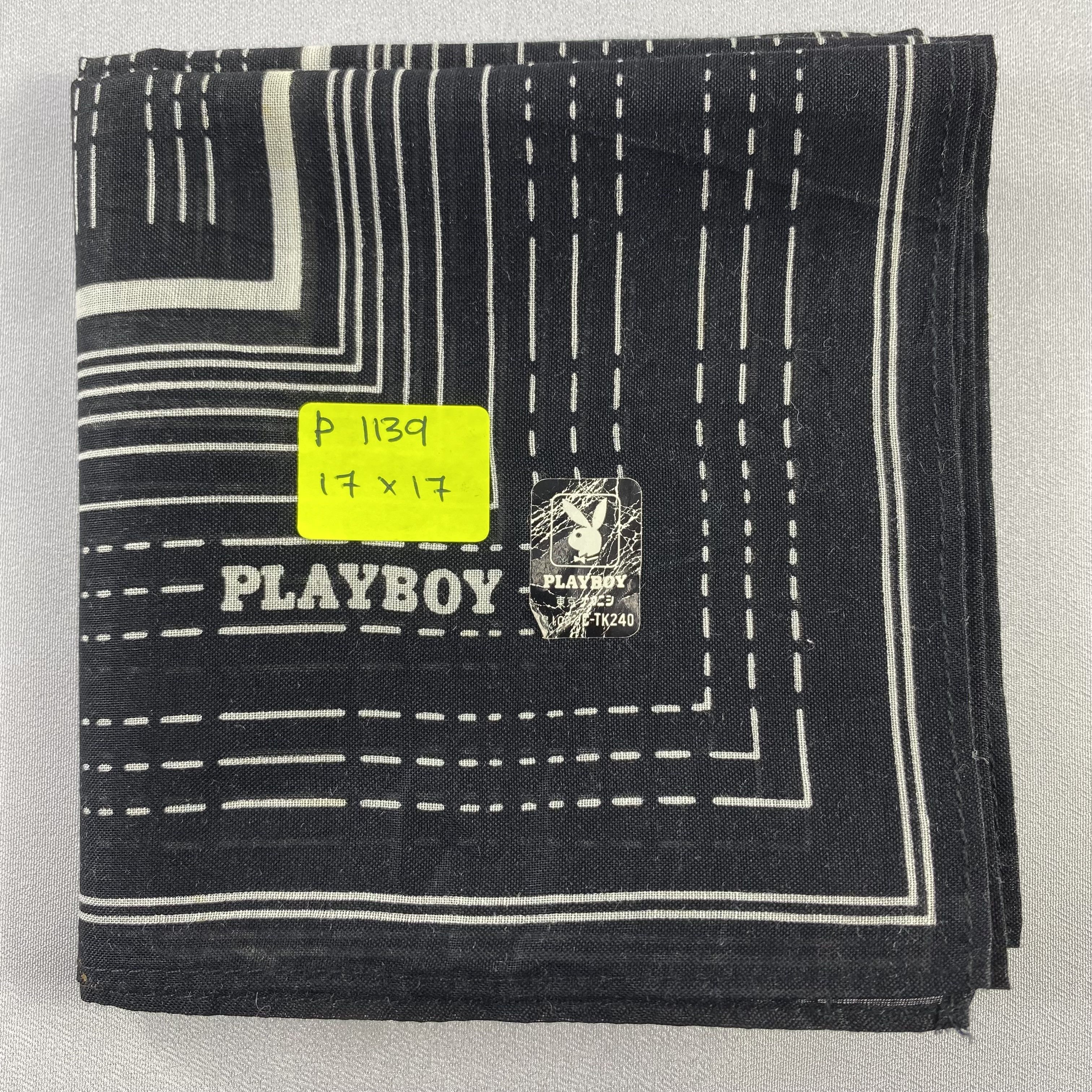 Playboy × Vintage NWT Playboy Bandana/ Handkerchief / Neckerchief-P1139 Size ONE SIZE - 8 Thumbnail